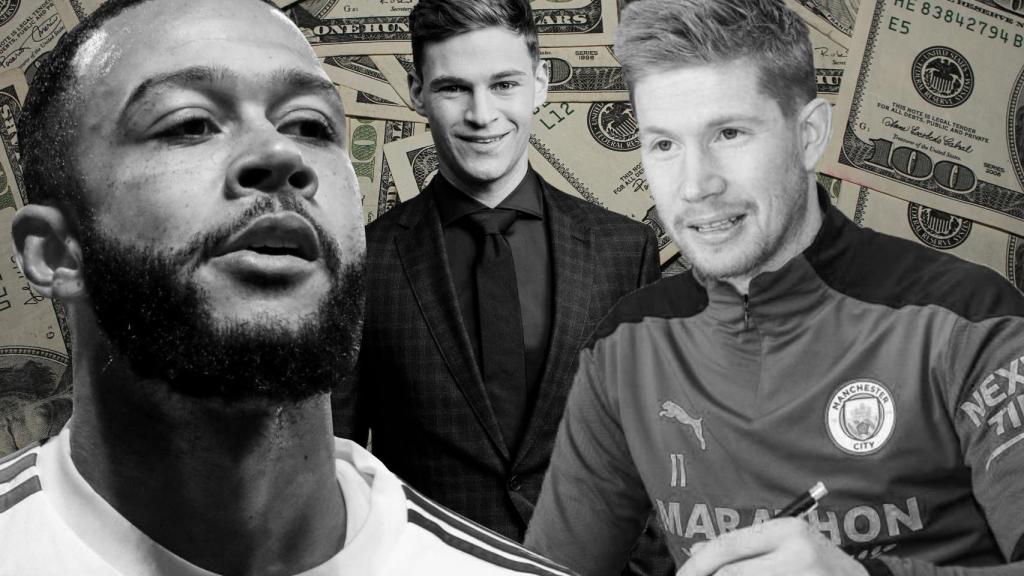 Depay, Kimmich y De Bruyne