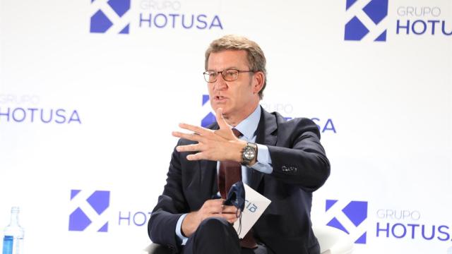 Feijóo  en la VII edición de Hotusa Explora.