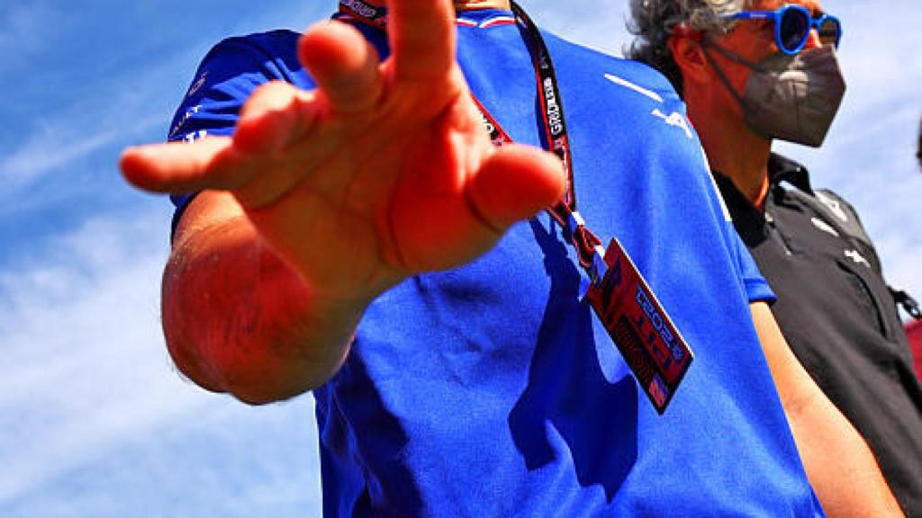 Fernando Alonso, con los colores de Alpine F1 Team