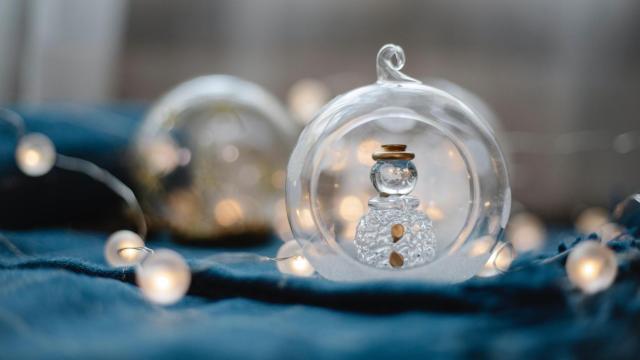 Limpieza de adornos de cristal