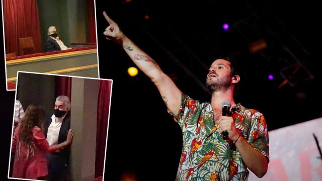 Luis Bárcenas acude al concierto más especial de su hijo.