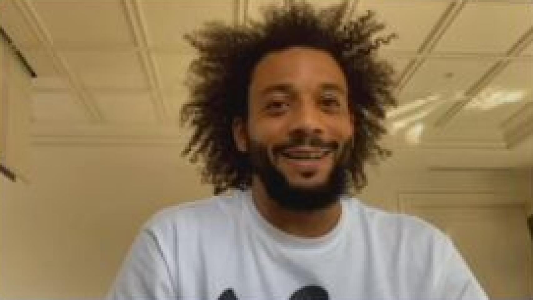 Marcelo, durante la Semana Blanca de la Escuela Universitaria Real Madrid Universidad Europea