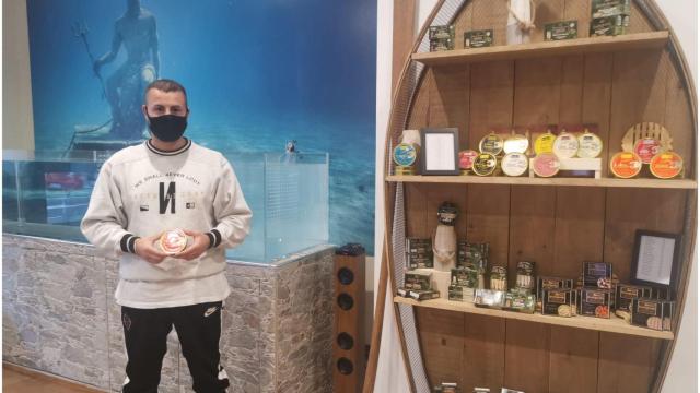 Cristian Rey, dueño del Poseidón Fish Boutique.