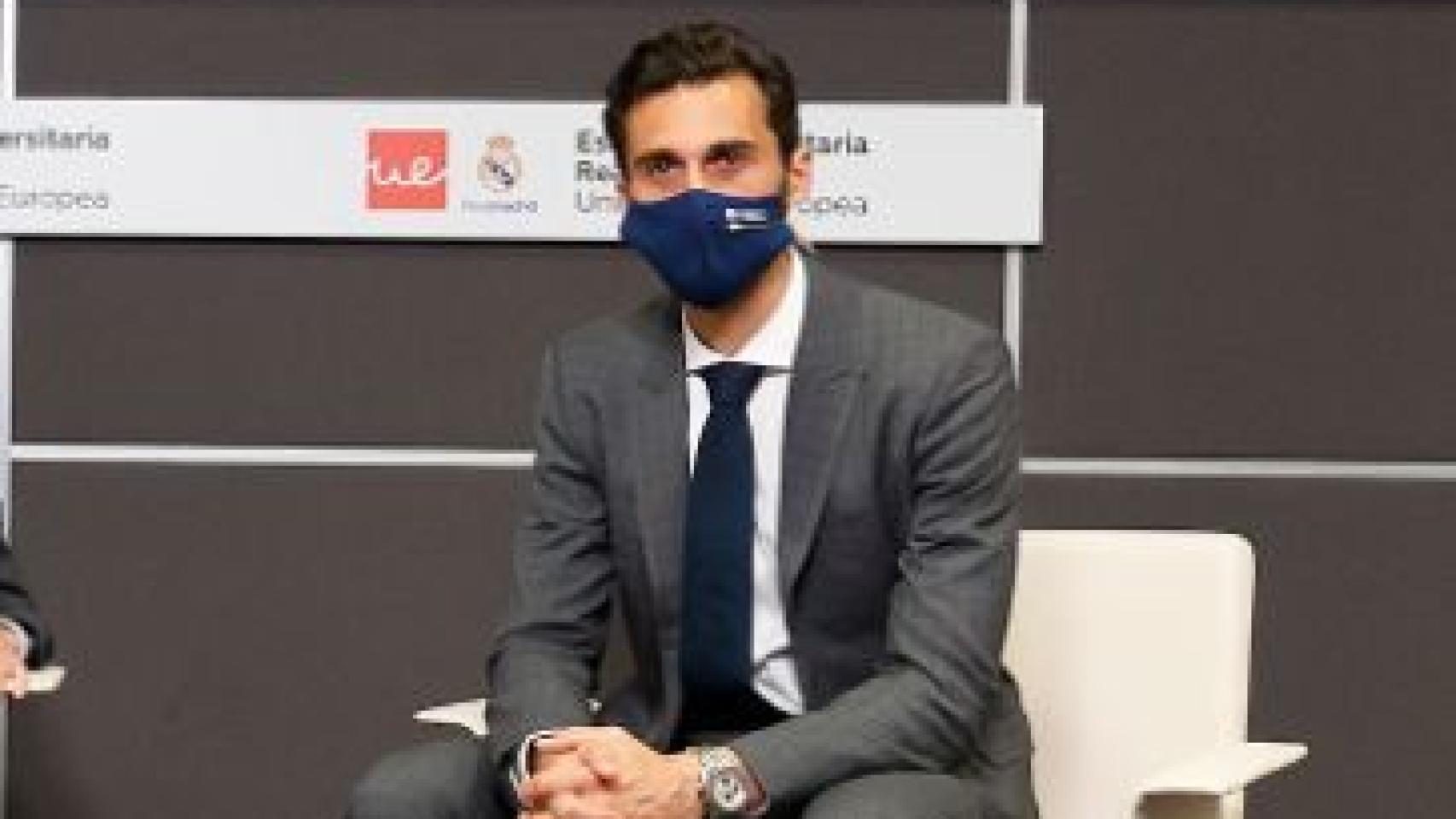 Álvaro Arbeloa, en la Semana Blanca de la Escuela Universitaria Real Madrid Universidad Europea