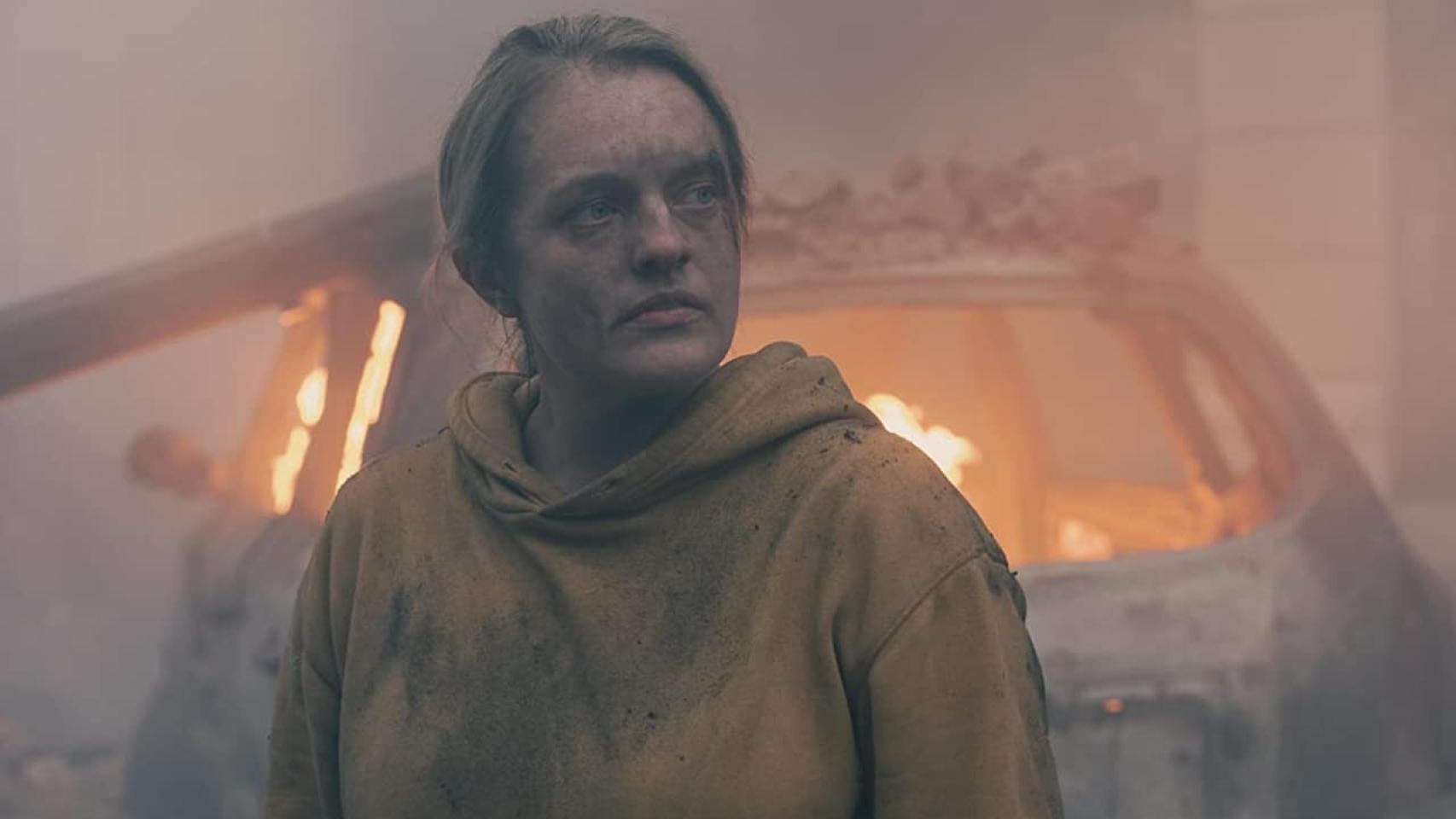 Elisabeth Moss en la temporada 4 de 'El cuento de la criada'.