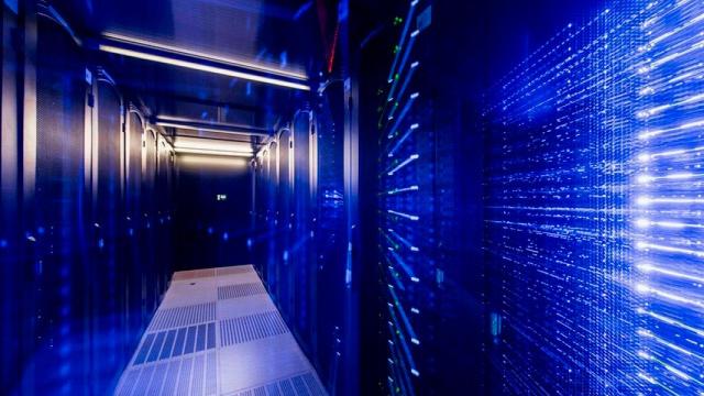 Servidores en un centro de datos.