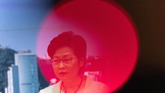 La jefa de Gobierno de Hong Kong, Carrie Lam.