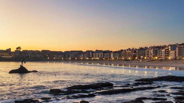 Atardecer en Sanxenxo.