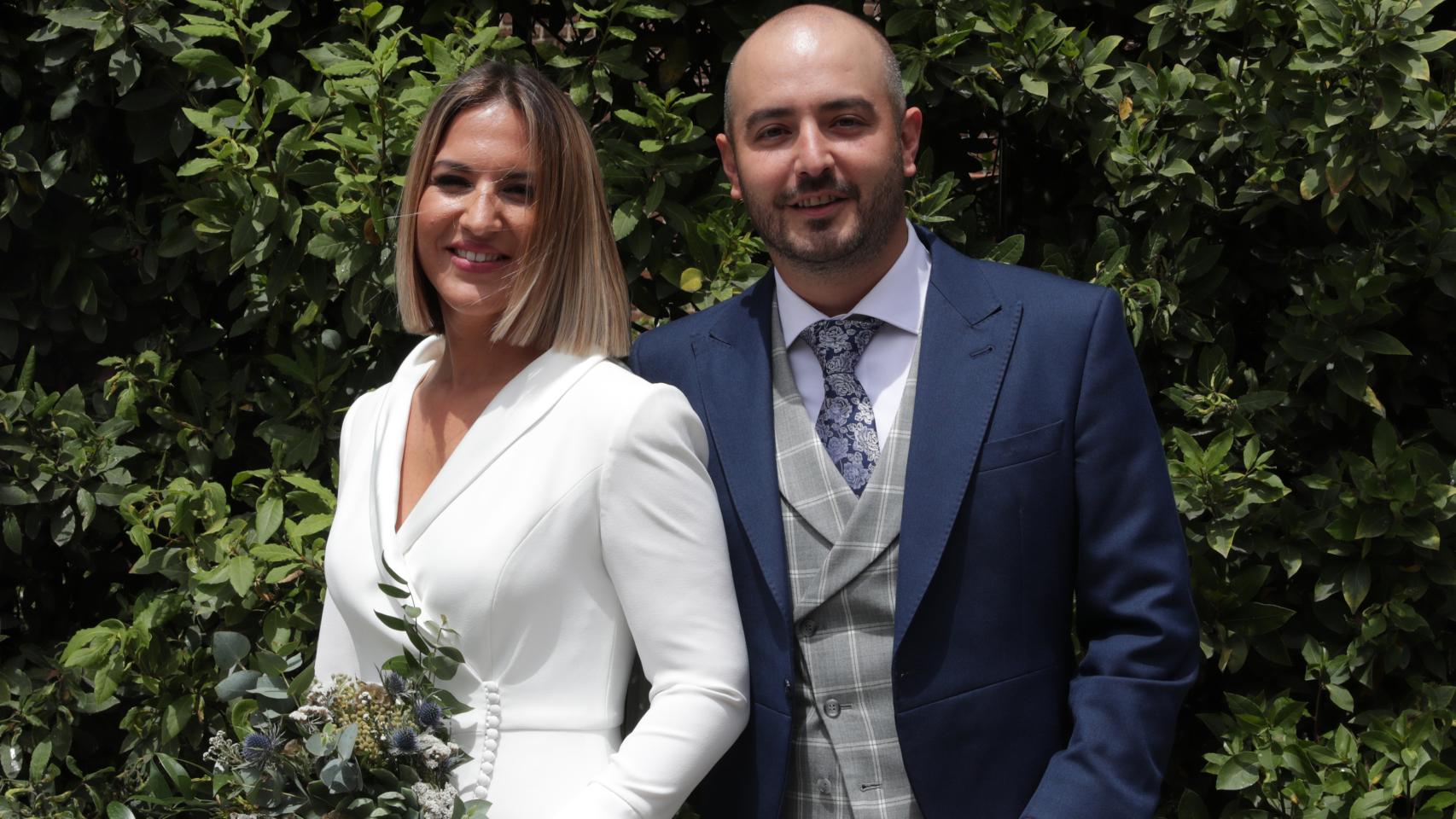 El actor Aarón Guerrero y la diseñadora Salomé Gadea.