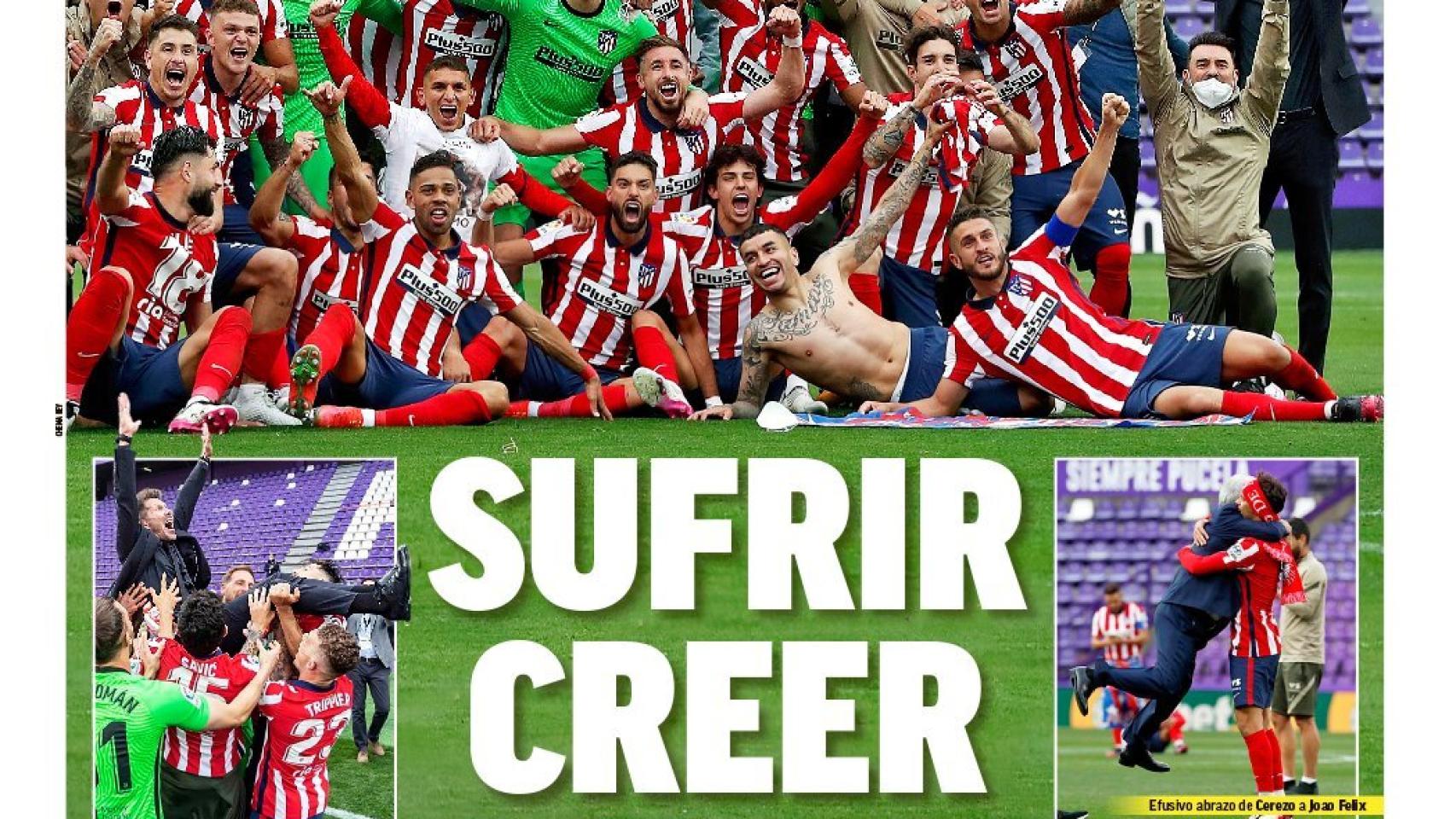 La portada del diario MARCA (23/05/2021)
