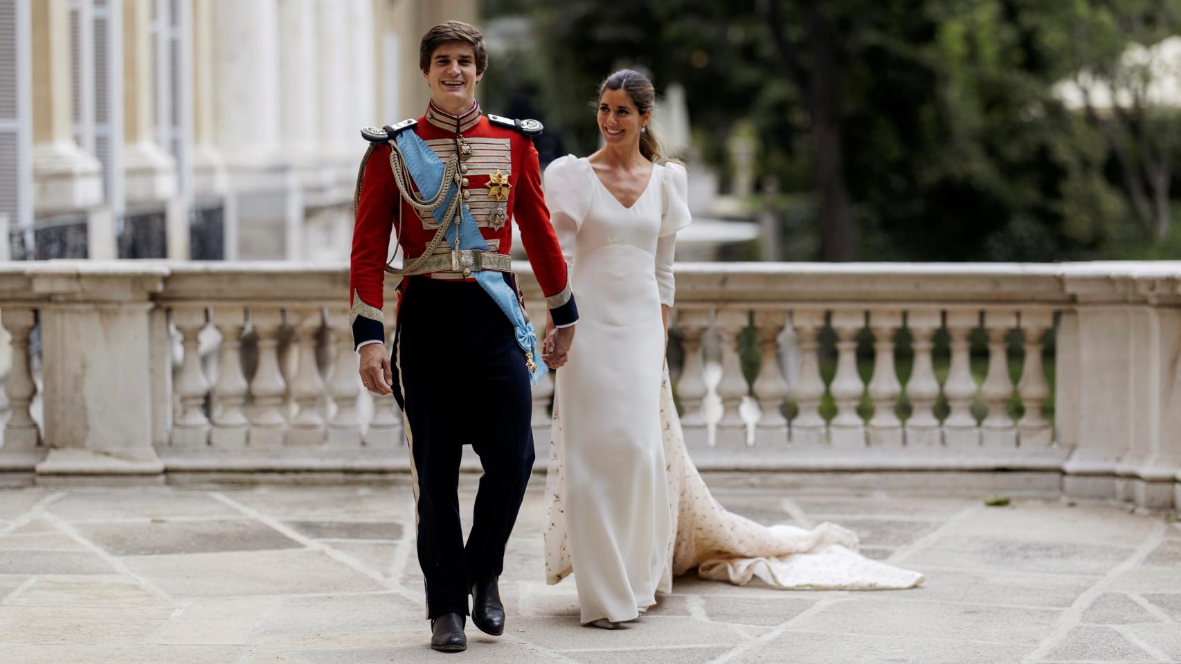 Carlos Fitz-James Stuart y Belén Corsini, el día de su boda | Alejandra Ortiz (EFE)