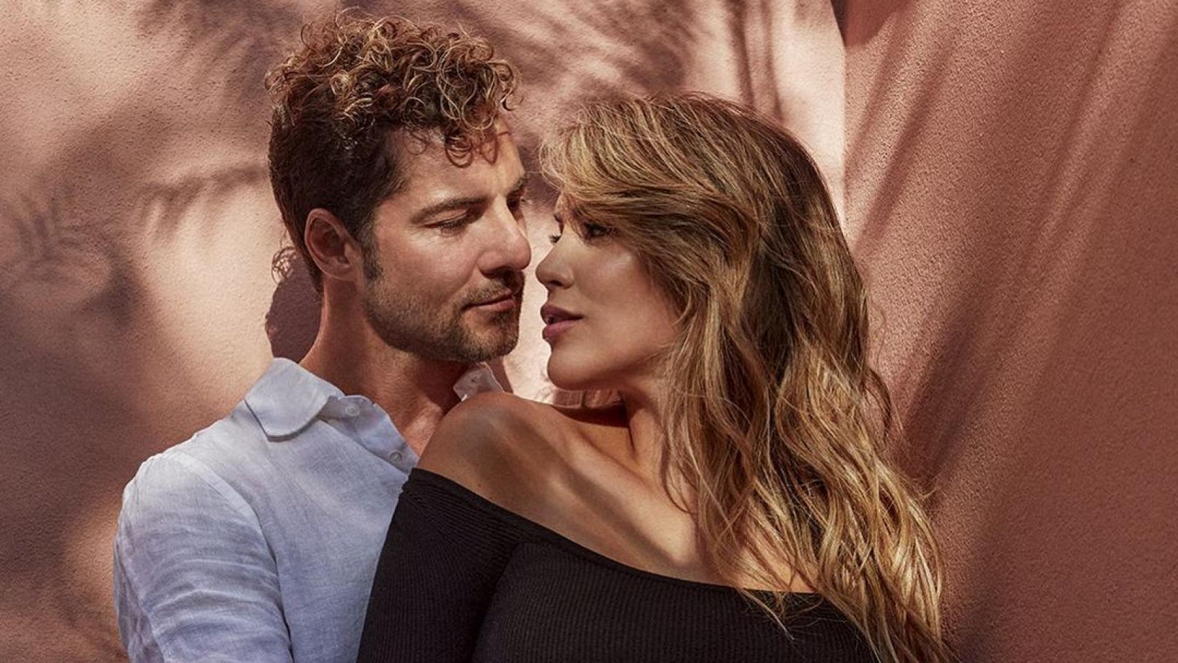 Rosanna Zanetti y David Bisbal, en una imagen de sus redes sociales.