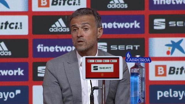 Luis Enrique, en rueda de prensa