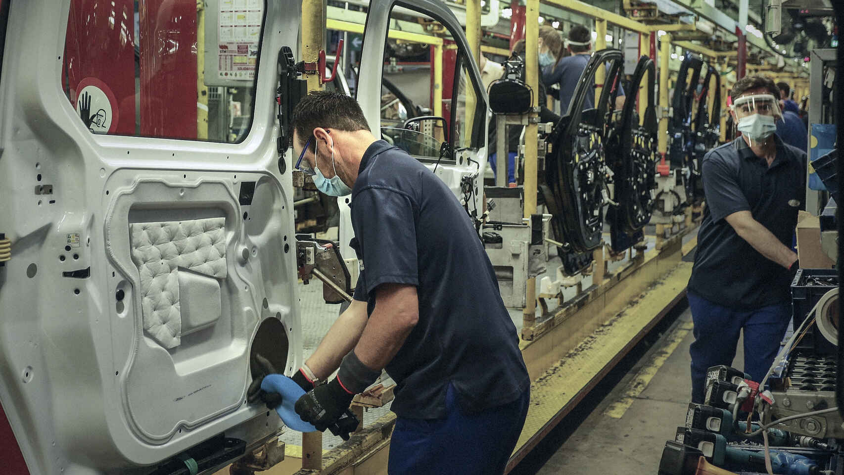 Empleados de Ford Almussafes.
