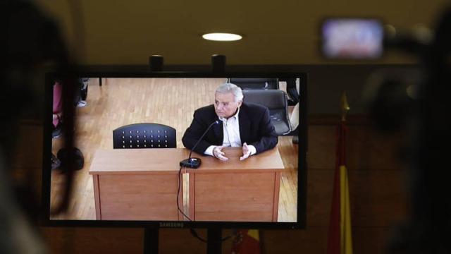 Díaz Alperi, durante su comparecencia ante la Justicia en 2009 como investigado.