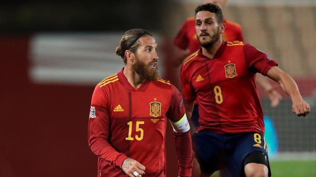 Sergio Ramos y Koke Resurrección, en un fotomontaje