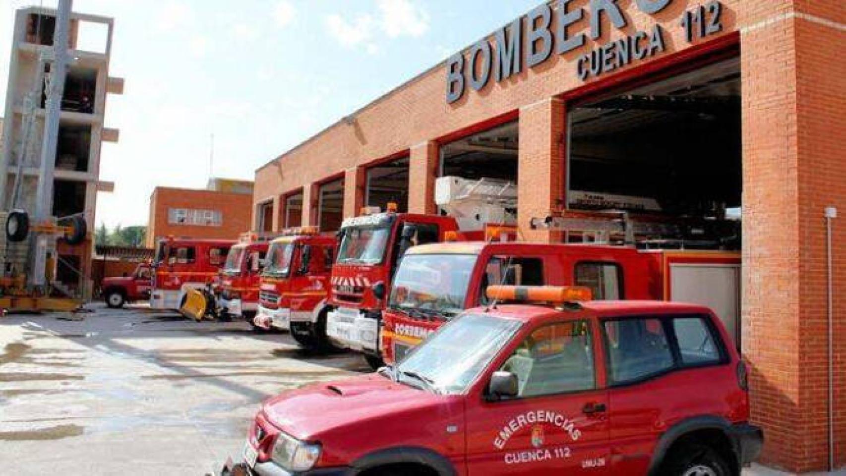 Bomberos de Cuenca. Imagen de archivo.
