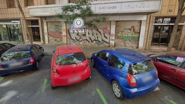 Imagen de la antigua discoteca Jácara en la calle Príncipe de Vergara de Madrid.