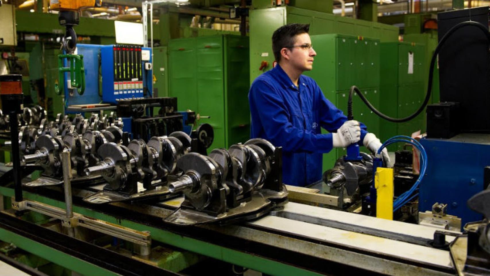 Línea de producción de Ford Almussafes. EE
