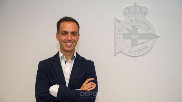 Borja Jiménez, entrenador del Dépor.