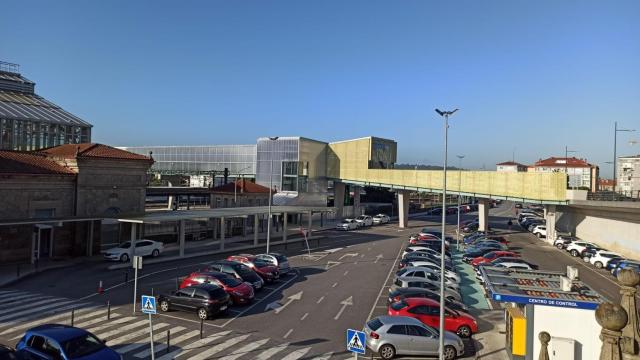 La estación intermodal de Santiago de Compostela.