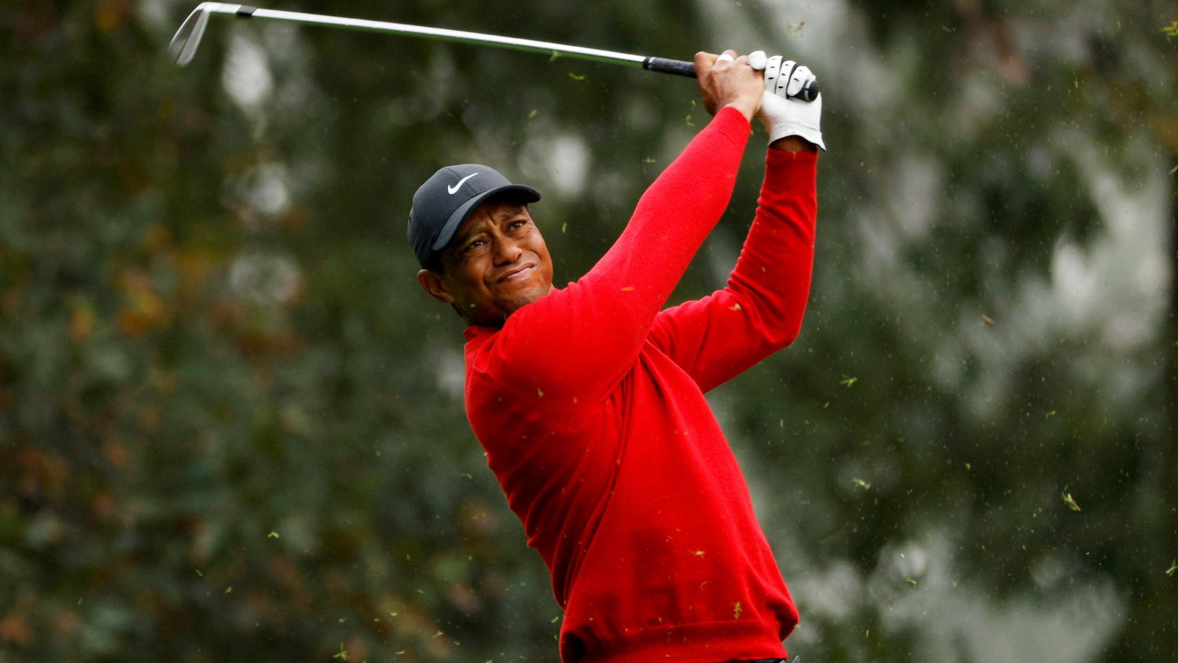 Tiger Woods, durante el The Masters de 2020