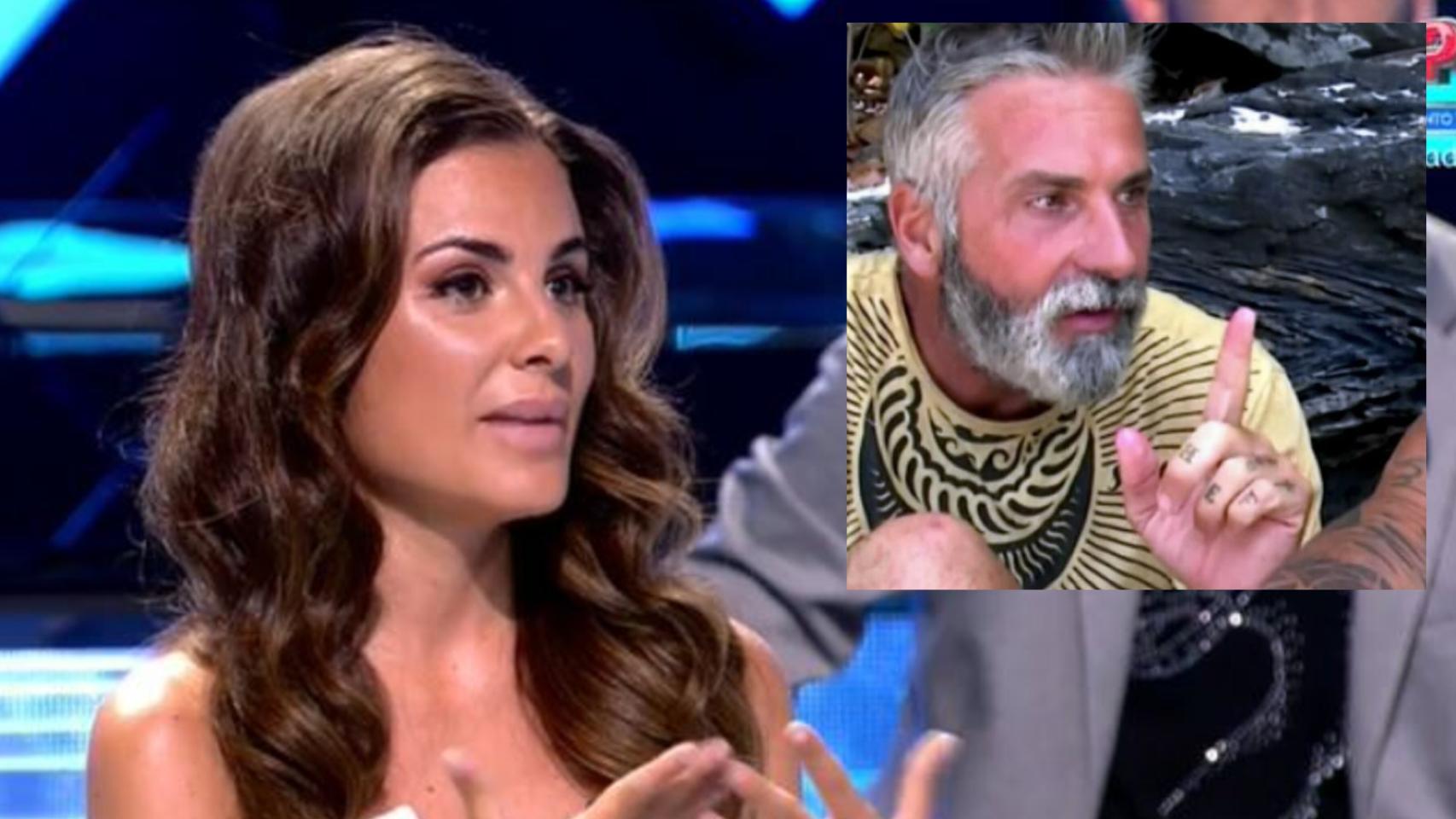 Alexia Rivas esta noche de 'Supervivientes' en montaje de BLUPER con Carlos.