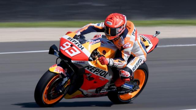 Marc Márquez durante un circuito