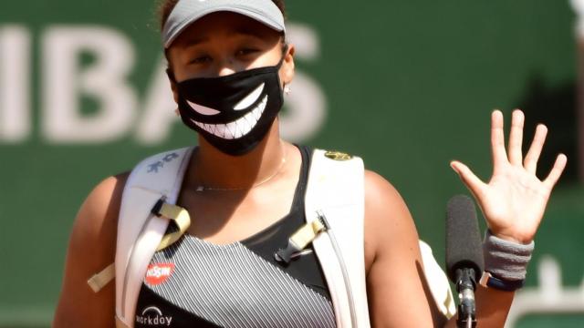 Osaka, tras su estreno en Roland Garros.