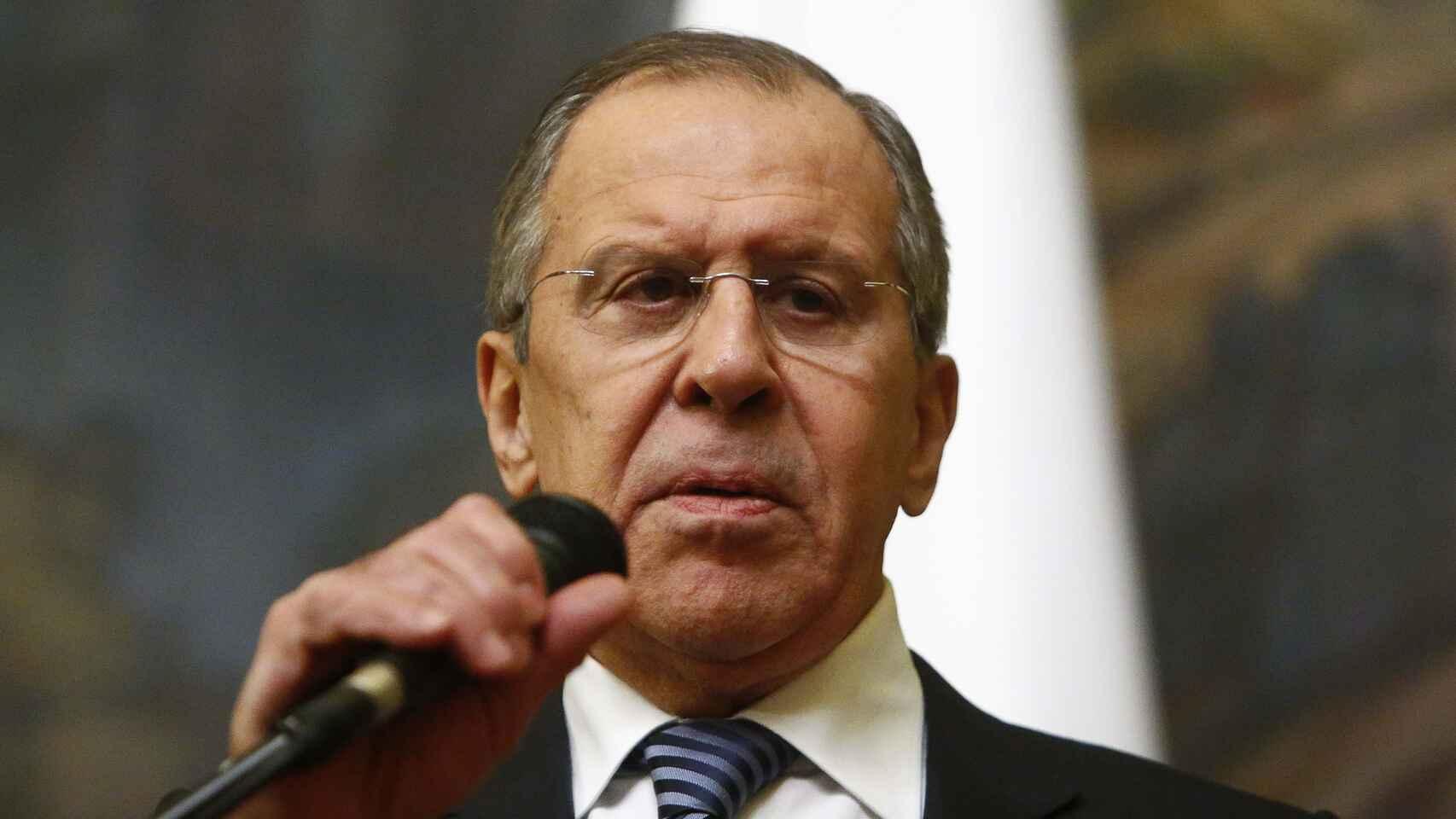 El ministro de Exteriores de Rusia, Sergei Lavrov.