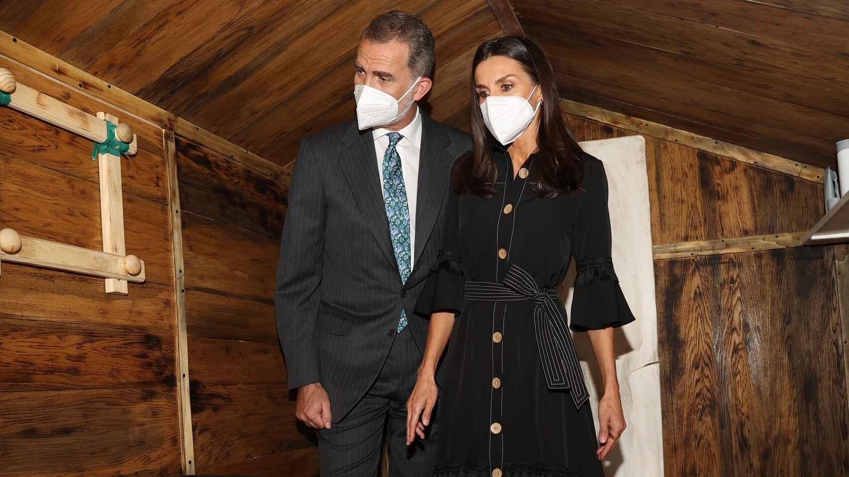 Felipe VI y Letizia, en Vitoria.