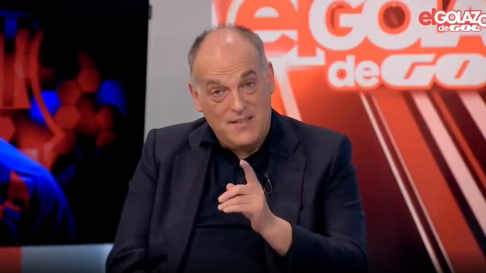 Javier Tebas, en El Golazo de Gol