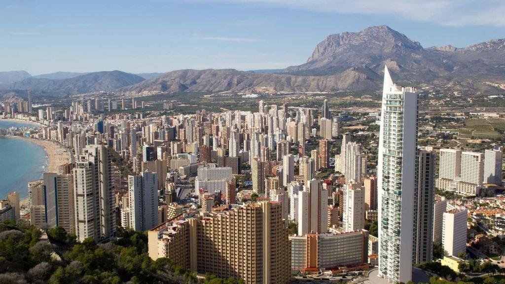 Panorámica de Benidorm.