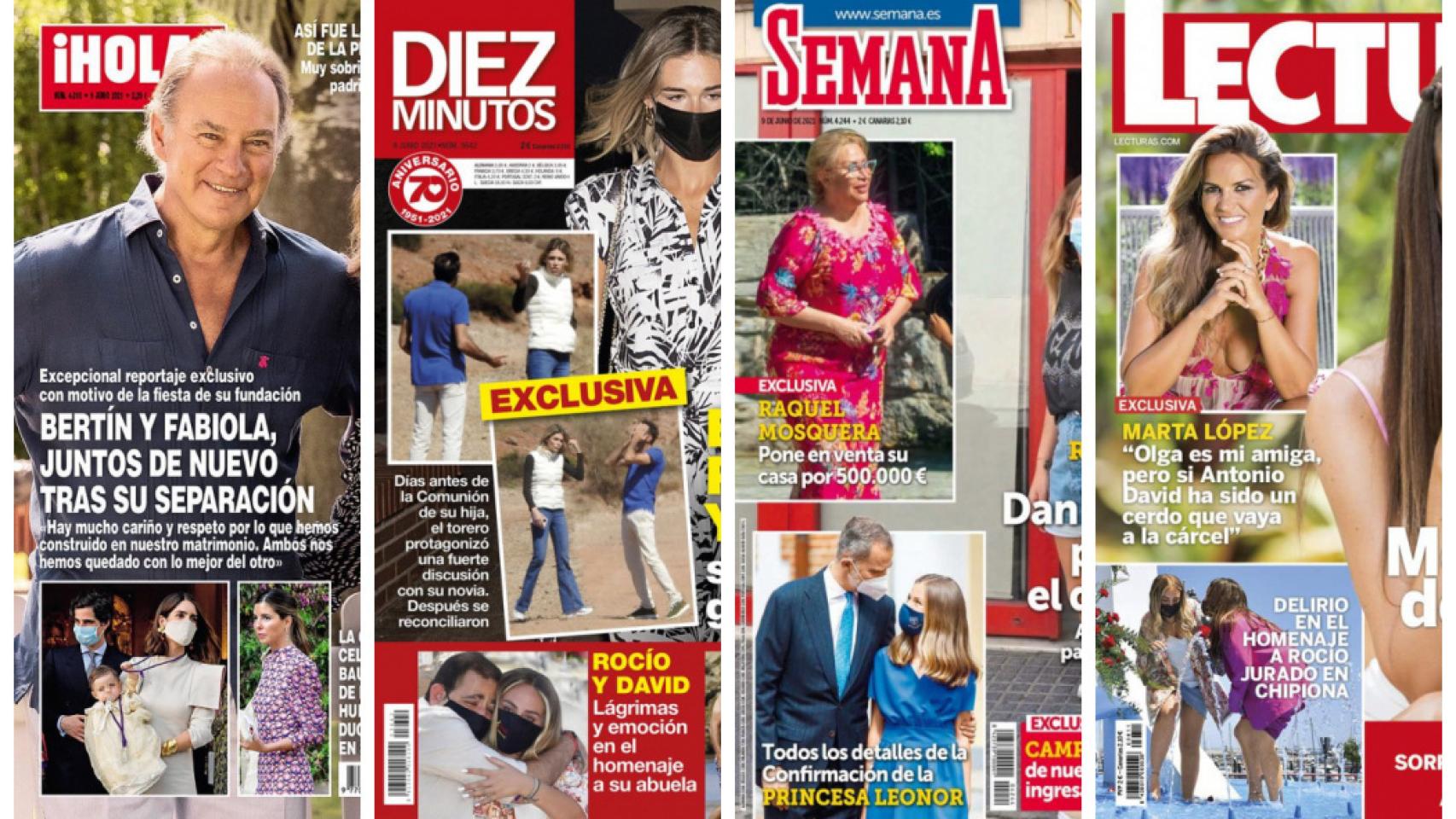 Estas son las revistas de este miércoles.