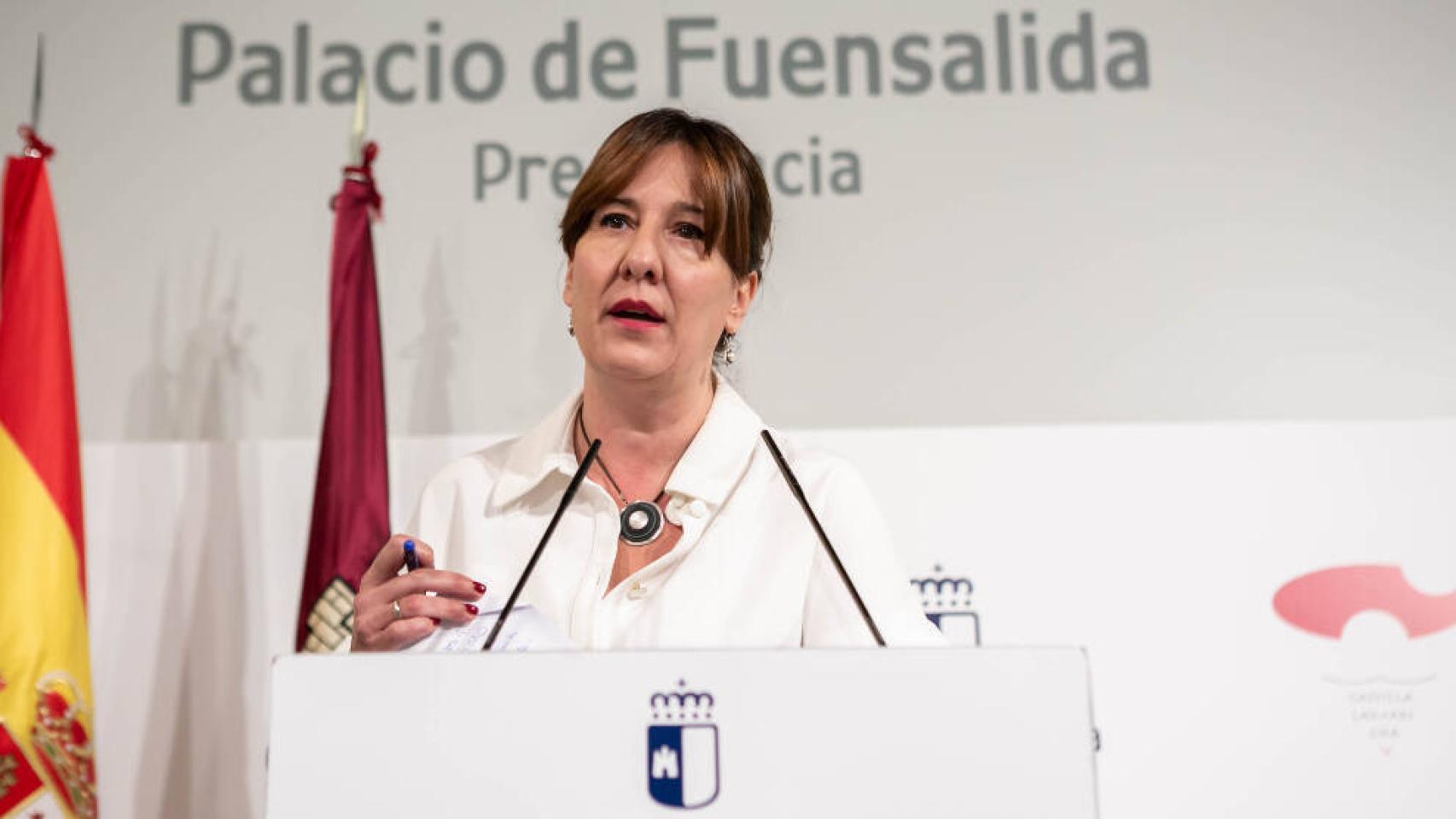 Blanca Fernández, portavoz del Gobierno de Castilla-La Mancha (JCCM)
