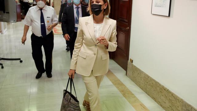 Cospedal, este miércoles al presentarse en el Congreso.