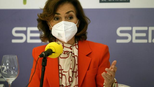 La vicepresidenta primera del Gobierno, Carmen Calvo.