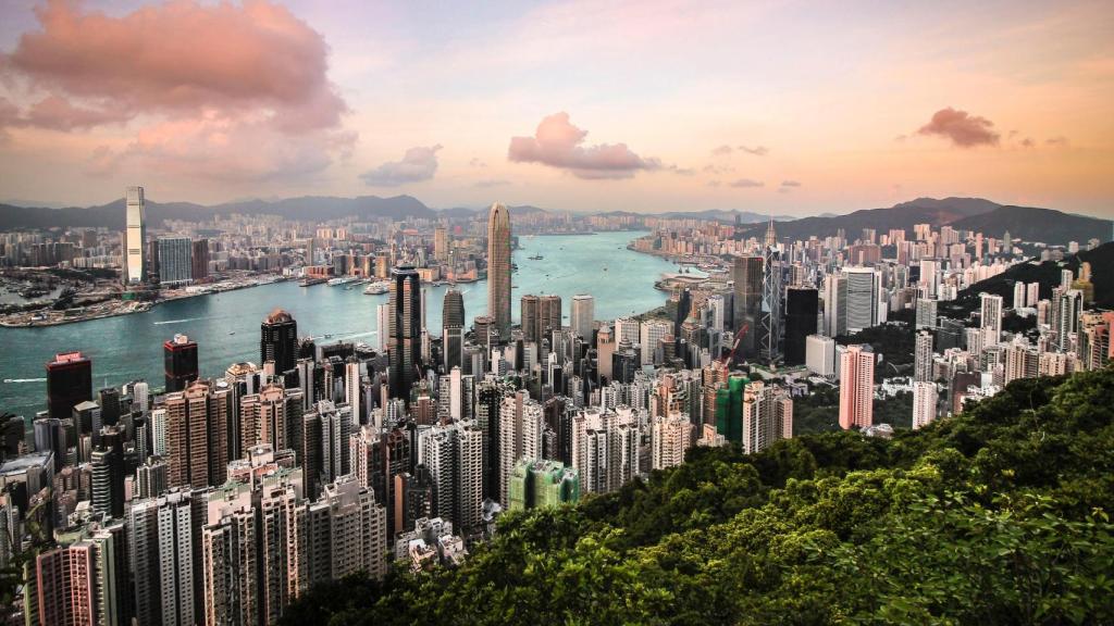 Una panorámica de Hong Kong.