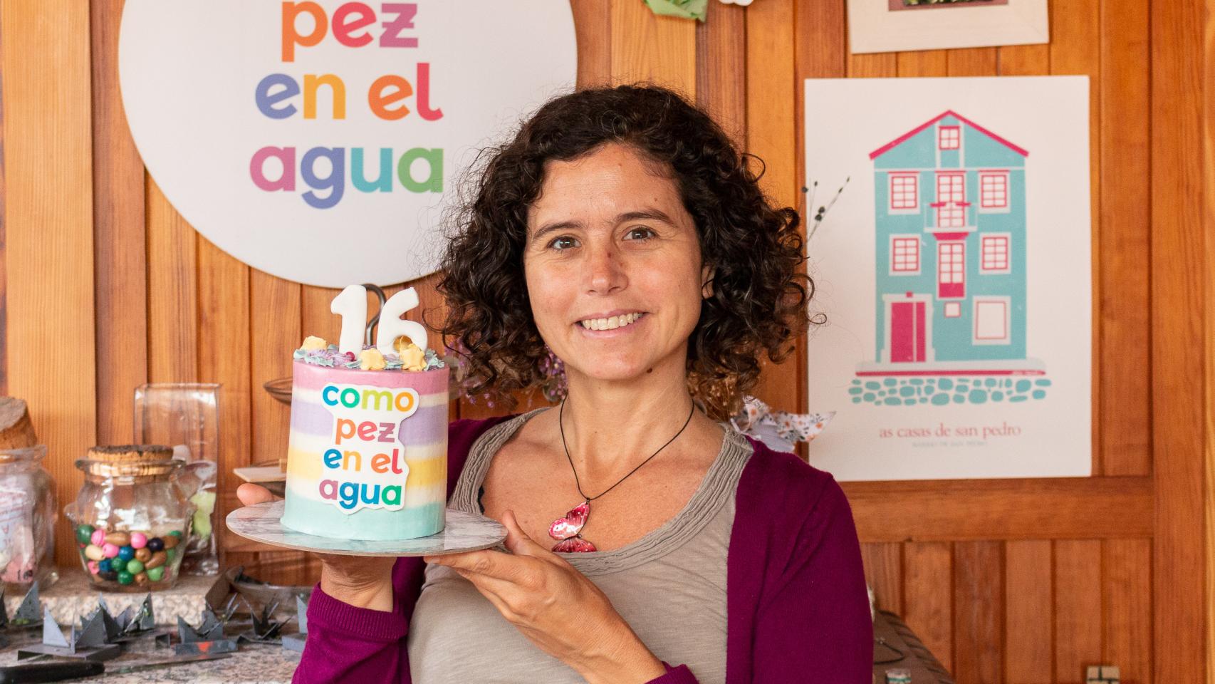 Leonor, fundadora de Como pez en el agua.