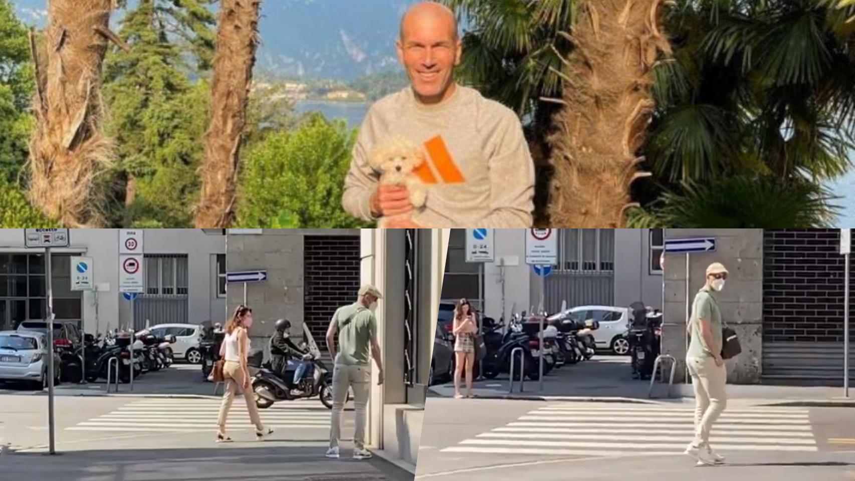 Zinedine Zidane, en sus primeras apariciones públicas tras salir del Real Madrid