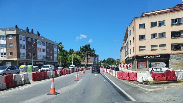 Imagen de archivo de un atasco en la N-VI en el cruce de Sol y Mar.