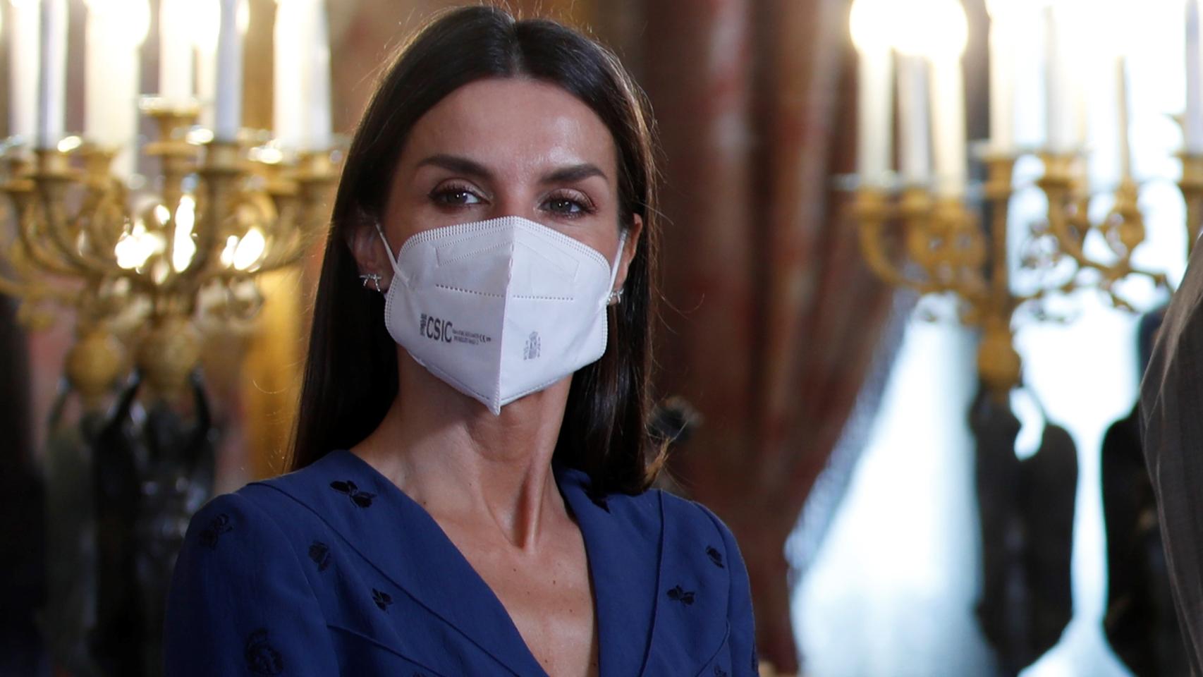 Letizia, este viernes en el Palacio Real.
