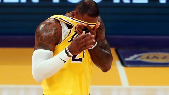LeBron James, con Los Angeles Lakers