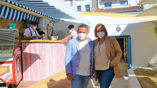 Los responsables de Sicilia in Bocca, Dominco Bartolotta e Isabel Blanco.