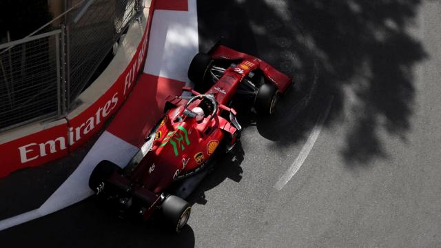 Charles Leclerc, en Bakú