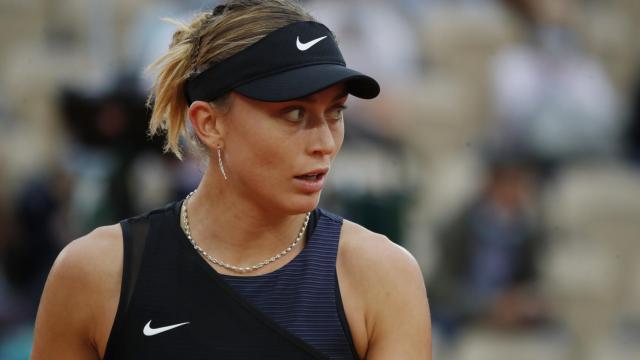 Badosa, durante el partido ante Bogdan.