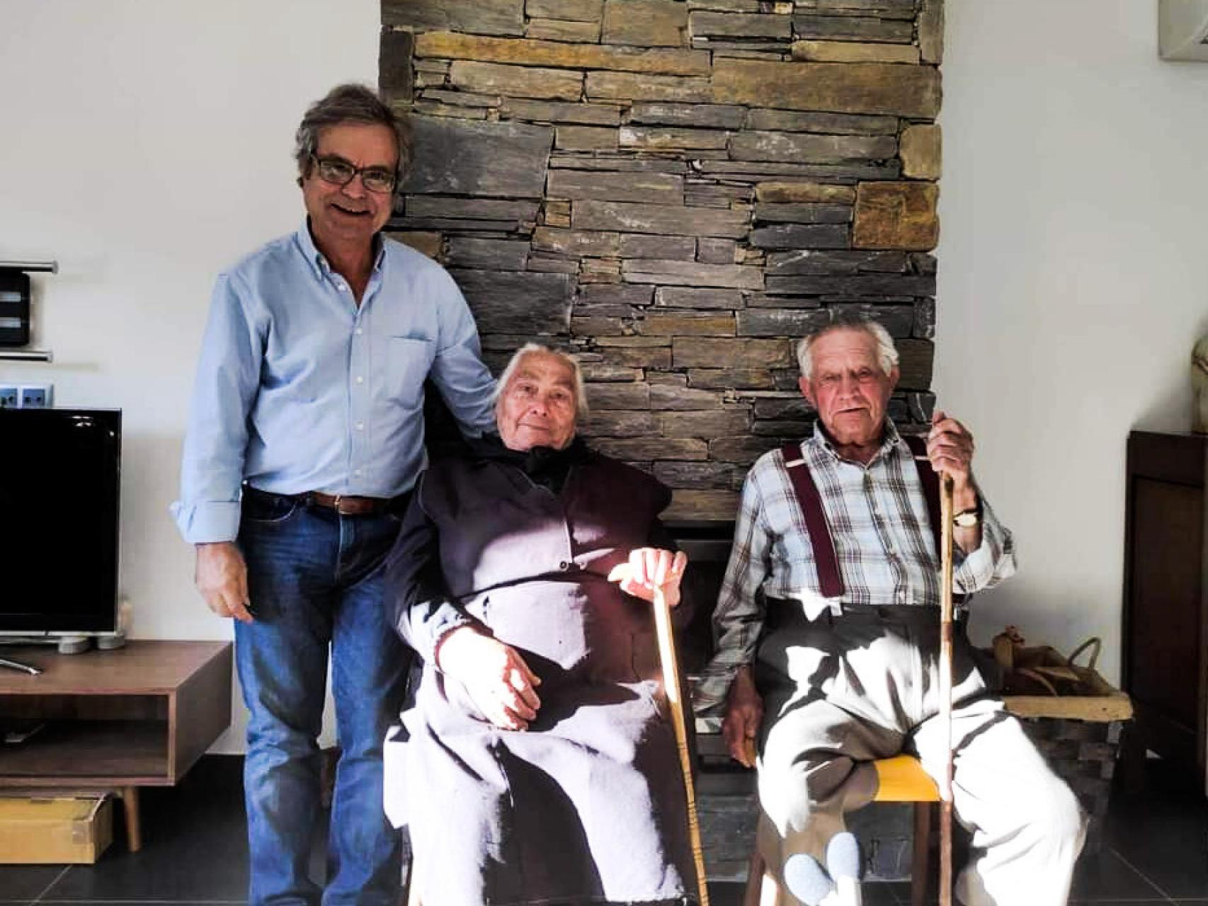 Mário Correia, en un trabajo de campo