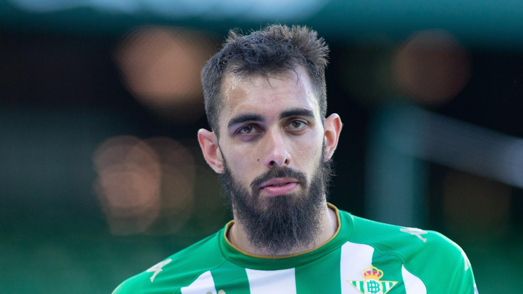 Borja Iglesias, durante un partido del Real Betis en el 2021