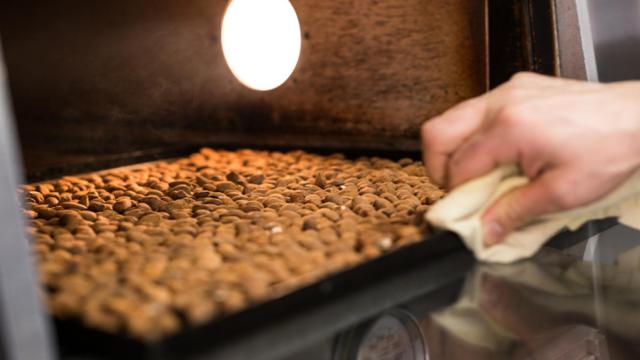 Receta almendras tostadas al horno.