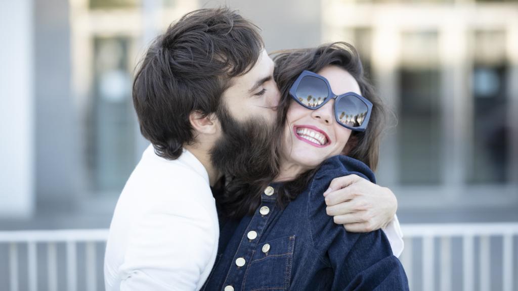 Ricardo Gómez y Vicky Luengo, protagonistas de 'El sustituto', en Malaga.